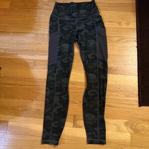 Fabletics Black Camouflage Leggings
